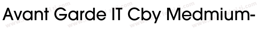 Avant Garde IT Cby Medmium字体转换